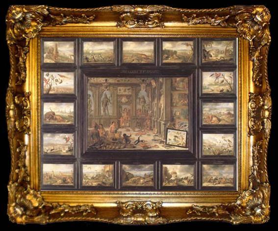 framed  Jan Van Kessel America (mk14), ta009-2